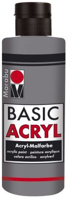 Marabu Basic Acryl - Hellgrau 278, 80 ml 12000 004 278