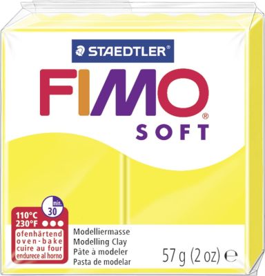 Staedtler® Modelliermasse FIMO® soft - 57 g, soft limone 8020-10