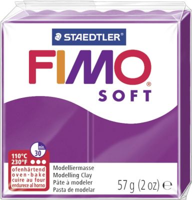 Staedtler® Modelliermasse FIMO® soft - 57 g, purpur 8020-61