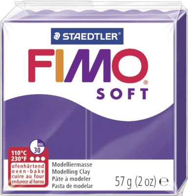 Staedtler® Modelliermasse FIMO® soft - 57 g, pflaume 8020-63