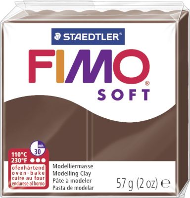 Staedtler® Modelliermasse FIMO® soft - 57 g, schoko 8020-75