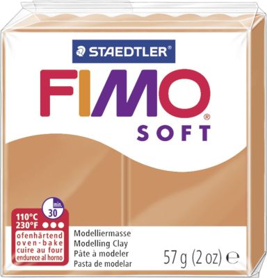 Staedtler® Modelliermasse FIMO® soft - 57 g, cognac 8020-76