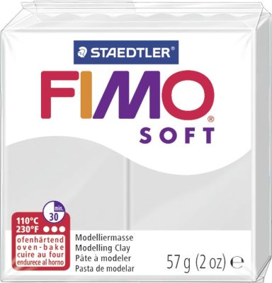 Staedtler® Modelliermasse FIMO® soft - 57 g, delfingrau 8020-80