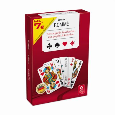 ASS Spielkarten Senioren-Rommé 22570076