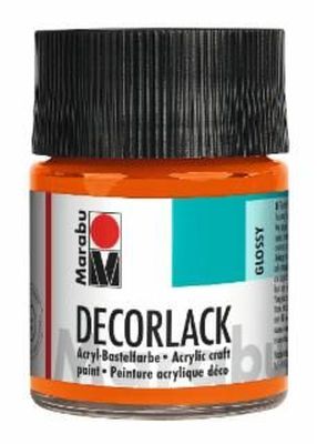 Marabu Decorlack Acryl - Orange 013, 50 ml 11300 005 013