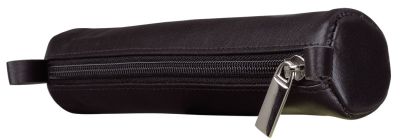 Alassio® Schlamperrolle Mini - Leder, schwarz 43041