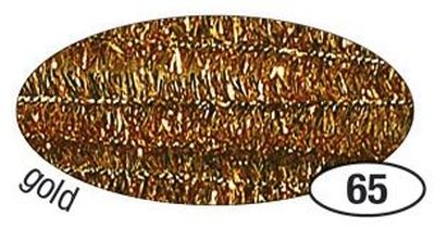 Folia Chenilledraht - 8 mm, 10 Stück, gold 77865