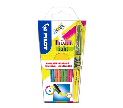 PILOT Textmarker FriXion Light Soft - M, 6er Etui pastell 4136SG6