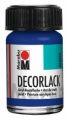 Marabu Decorlack Acryl - Mittelblau 052, 15 ml 11300 039 052