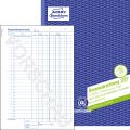 Avery Zweckform® 1227 Kassenabrechnung - MwSt.-Spalte, A4, Recycling, Blaupapier, 2x 50 Blatt 1227