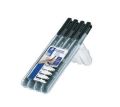 Staedtler® Feinschreiber Universalstift Lumocolor® pen set - permanent, 4 Stiften in S, F, M, B, 31-9WP4GS