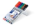 Staedtler® Feinschreiber Universalstift Lumocolor® - non-permanent, S, 6 Farben 311 WP6