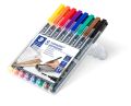 Staedtler® Feinschreiber Universalstift Lumocolor® - permanent, B, 8 Farben 314 WP8