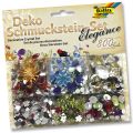 Folia Schmuckstein-Set Elegance - ca. 800 Teile, Größen/Farben sortiert 12519