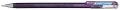 Pentel® Gelschreiber Hybrid Dual Glitter - 0,5 mm, violett/metallic blau K110-DVX