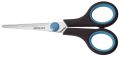 WESTCOTT Schere Easy Grip, rostfrei, gerade, symmetrisch, blau/schwarz, 13 cm E-30250 00