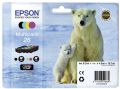 Epson Tintenpatronen Multipack 26 T2616 schwarz/cyan/magenta/gelb C13T26164010 VE4